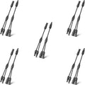 Solar Panel Connector 2 to 1 Solar Splitter 2 Way 1000V Y Branch Cable 1 to 2 Solar Panel Parallel Connectors Parallel Adapter (5 Pair 2 to 1)