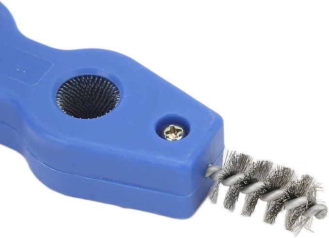 Battery Terminal Cleaner, 4 in 1 Battery Terminal Brush, ABS Car Battery Cleaner Kit with Steel Wire, Battery Post Cleaner Tool for Cleaning Battery Terminals, Pipes