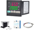 PID Temperature Controller Kit, CNAODUN 100-240 VAC Voltage with 40DA Solid State Relay，K Type Thermocouple Probe and Heat Sink