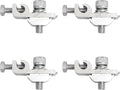 TAODAN Ground Lug Cable Clamp 4PCS Solar Panel Bolt-On Coupling Earthing Conductor Buried Connectors for Photovoltaic Roof Bracket and Ground Bracket Aluminum Rail, Grounding Clip