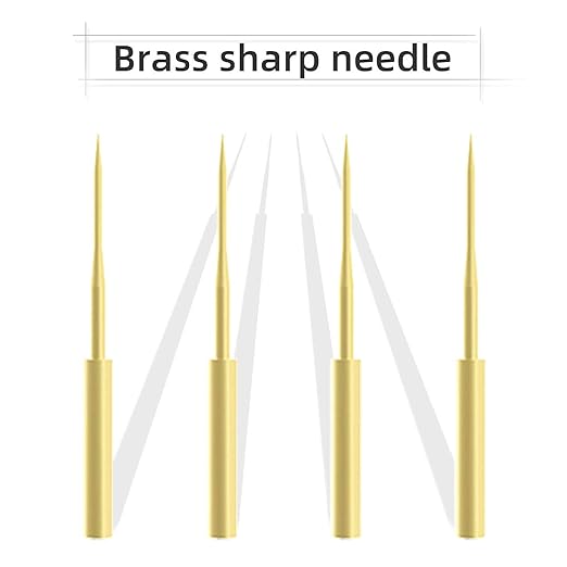Goupchn Multimeter Test Leads Kit Double Silicone Soft Cable Wire Multimeter Probes Electrical Copper Test Probes Length 4.9ft/1.5m with Gold-Plated Precision Sharp Probes