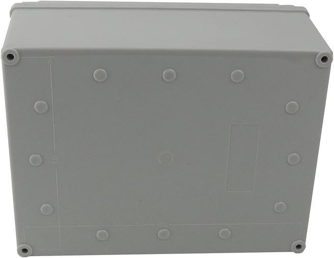 Ogrmar Plastic Dustproof IP65 Junction Box DIY Case Enclosure (8"x 6"x 4")