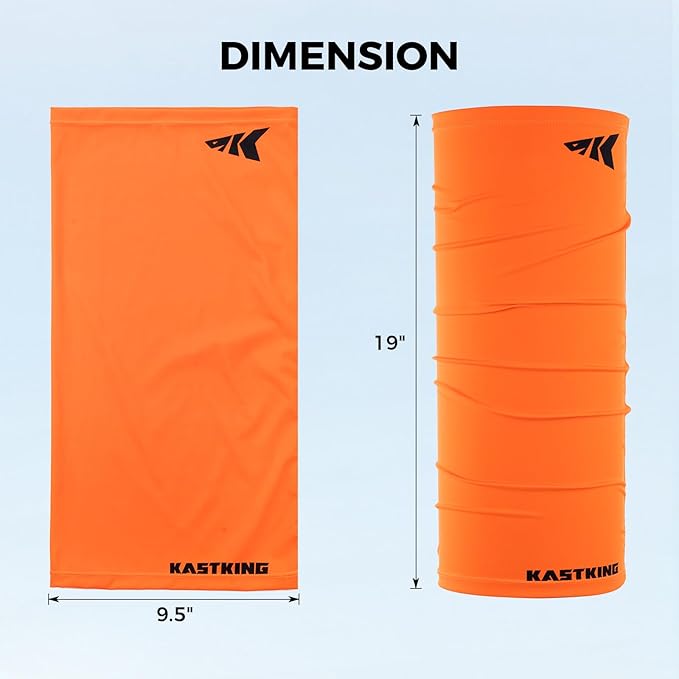 KastKing Ultimate Angler Neck Gaiter, UPF 50 Sun Mask, Sun Gaiters for Men & Women, Hydrocool Technology, Fishing, Hiking