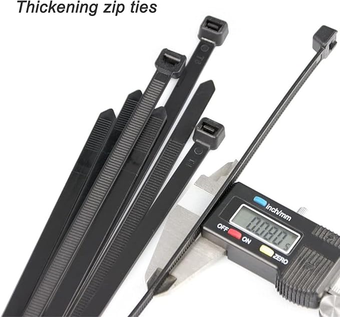 36 inch zip ties heavy duty outdoor use 15 pieces long cable ties black large plastic tie wraps uv resistant 200 lbs Tensile Strength