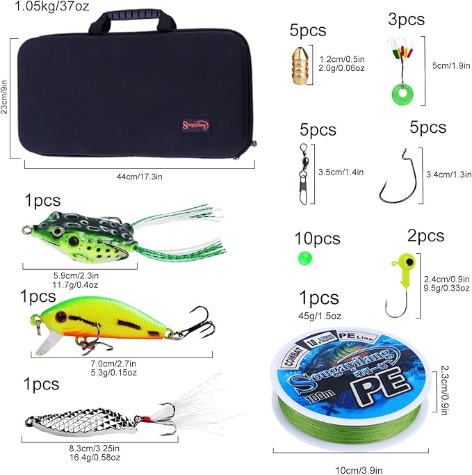 Sougayilang Fishing Rod and Reel Combos Carbon Fiber Telescopic Fishing Pole with Smooth Reel Combo Saltwater Freshwater Kit