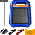 Solar Electric Fence Controller, 0.5J Solar-Powered Electric Fence Charger with Auto Day/Night Mode Ideal for Farms, Backyards, Ranches, and Gardens