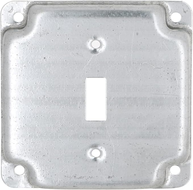 Hubbell-Raco 800C 1 Toggle 4-Inch Square Exposed Work Cover