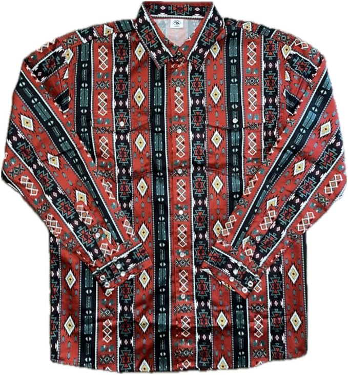 WoahBros FR Shirts for Men, 8oz Midweight Flame Resistant Welding Shirt, 100% Cotton, Pearl Snap Buttons - CAT2/NFPA2112