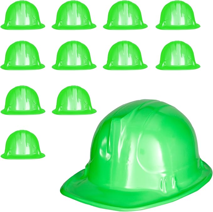 Windy City Novelties 12-Pack Construction Hats - Versatile Party Favors & Costume Accessories Kids Parties & Costume Props