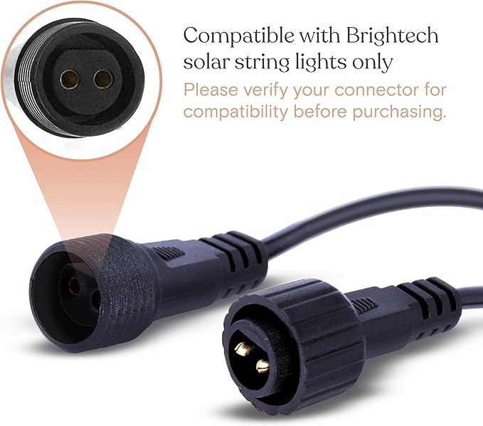 Brightech Replacement Solar Panel Ambience Pro - Compatible ONLY with Brightech 1W Solar-Powered Outdoor String Lights - Commercial Grade - 1 Solar Panel