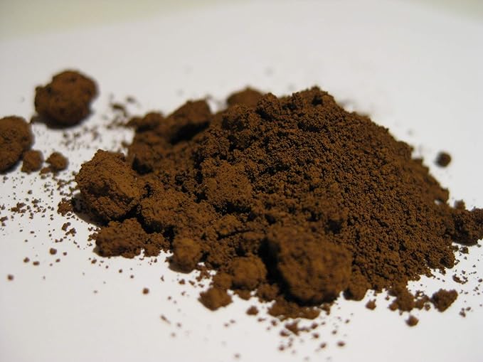 GlobMarble Terra Brown Iron Oxide Powder Concrete 1 lb Bag - High-Coverage Powder for Vibrant Color - Perfectly Suited for Concrete Color Pigment & Dye Applications