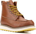 Men's SureTrack 6" & 8'' Leather Soft Toe Work Boot for Men, Welt Construction, Oil/Slip Resistant, Wedge Sole, Moc Toe Men's Work Boots, EH, 84994 & 86994