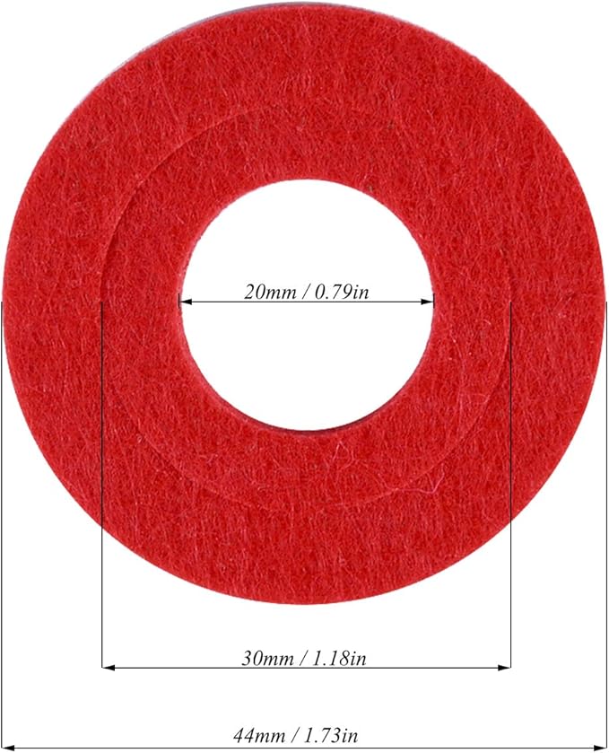 Febrytold 24 Pcs Battery Terminal Anti Corrosion Washers, 12 Pcs Red and 12 Pcs Green Battery Terminal Fiber Protector