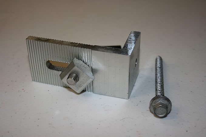 Solar Mount L-Bracket with Hardware - Pack of 12