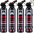4 Pack Dry Chemical Fire Extinguisher - Portable ABC Fire Extinguisher for Home and Vehicle, Compact Fire Extinguisher for Kitchen, Car, Office, Easy to Use