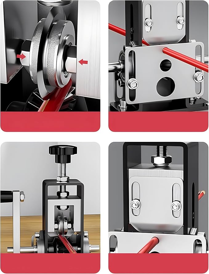 Manual Wire Stripping Powered Wire Stripper Machine Copper Wire Stripper Drill Portable Electric Wire Stripping Tool 0.1"-1" Efficient Scrap Copper Recycling