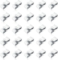 25PCS Trailer Wire Clips,Stainless Steel Trailer Frame Wire Clamp Clips,Universal Wire Clips for Trailer Wiring Boat Trailer Parts & Accessories for Trailer Kayak Sailboat