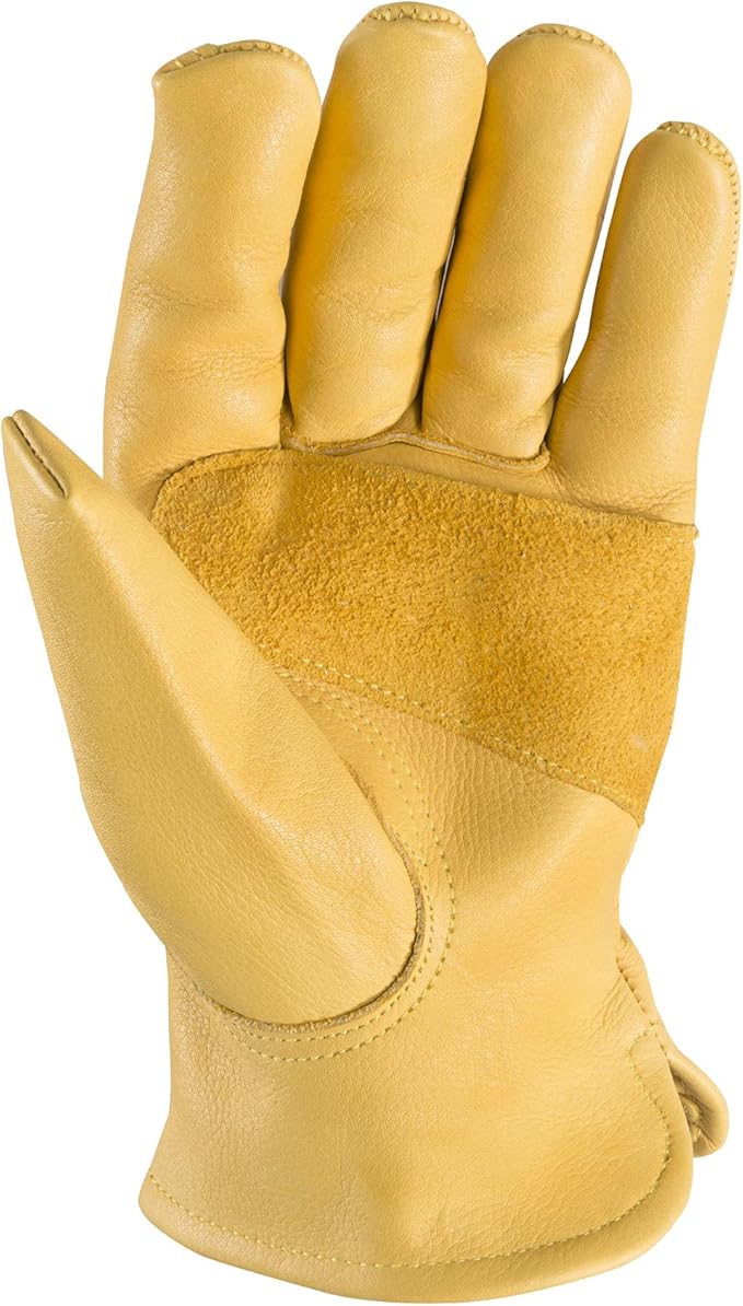 Wells Lamont Men's Cowhide Leather Work Gloves Bundle (2 pairs)