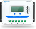 EPEVER Solar Charge Controller 60A 12V/24V Auto Work VS6024AU with Dual USB Ports Solar Panel Battery Regulator LCD Display for Solar System (60A)