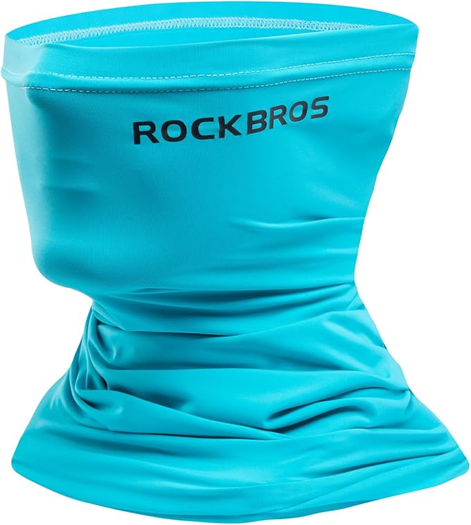 ROCKBROS Cooling Neck Gaiter Bandana Face Mask for Men Neck Gaiters Summer Half Face Scarf Cover Sun UV Protection