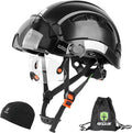 GREEN DEVIL Safety Hard Hat with Tinted & Clear Visor Vented Construction Helmet Cascos de Construccion ABS Work hardhats for Men