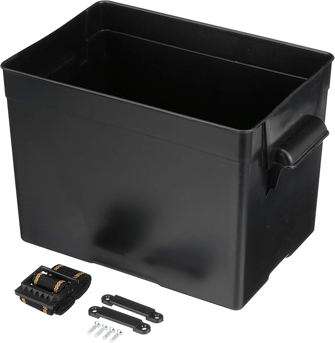 Seachoice USCG-Approved Marine Group 24 Series Standard Battery Box with Strap & Mounting Kit