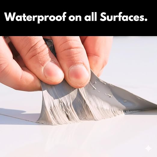 HSS RV Sealant Tape with MicroSealant - Waterproof Commercial Roofing Tape for Roof and RV Repair - UV- & Weatherproof - White - 6 inch x 25 ft.