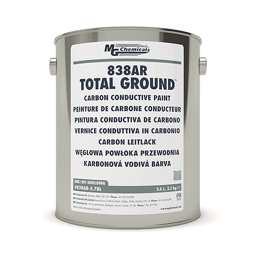 MG Chemicals Total Ground Carbon Conductive Coating, 3.6 L Plastic Can