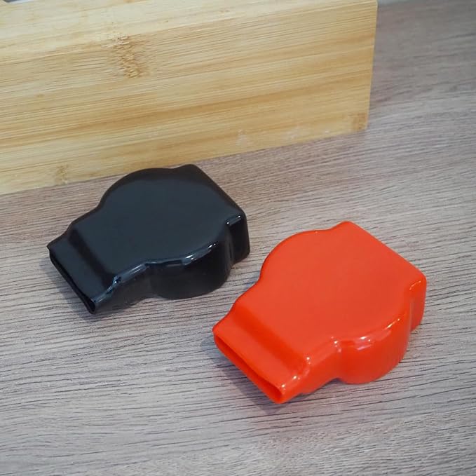 Battery Terminal Covers 4 Pack (2 Red 2 Black), Flexible PVC Insulating Caps for SAE Top Post Battery Clamps, Dust & Moisture Protection, Anti-Corrosion Terminal Boots for Car Truck RV Boat Marine