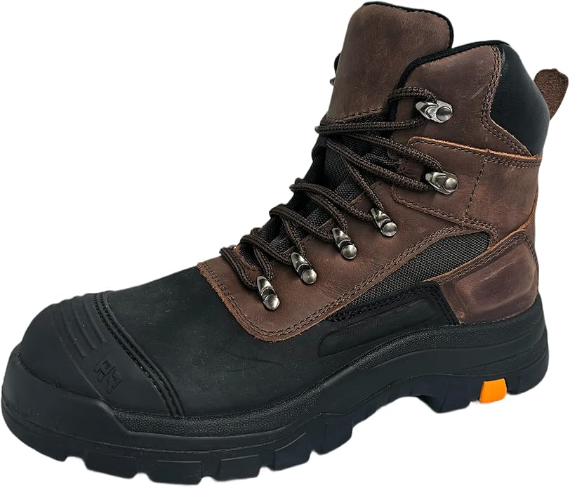 ROCKROOSTER Sedona - Men's Waterproof Puncture Resistant Work Boots, 6" Lace Up Steel Toe ASTM Safety Boots AK216