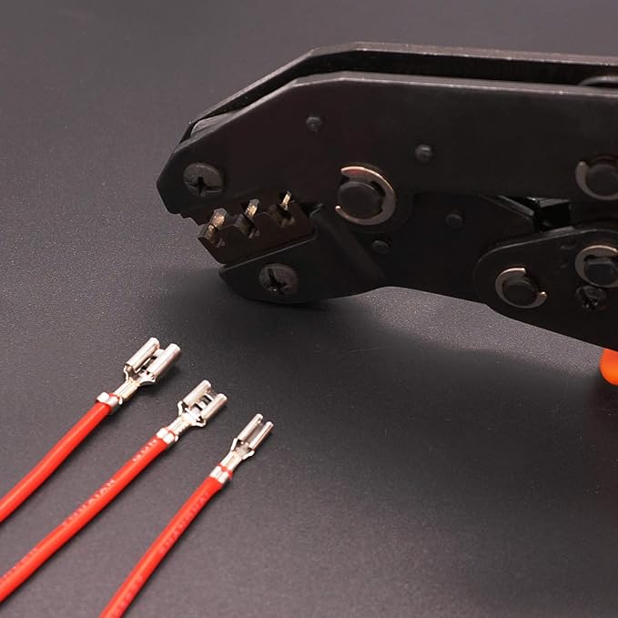 Twidec/Wire Crimping Pliers 26-16AMG Wire Crimping Tools with Ratchet,Manual Crimp Fold Tool For Open Barrel Terminal Connectors, Electrical Crimping Tool SN-48B