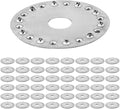50Pcs Stainless Steel Solar Panel Grounding Clip/Washer/Spacer Grounding Lugs Clip Washer Spacer For Solar Panel