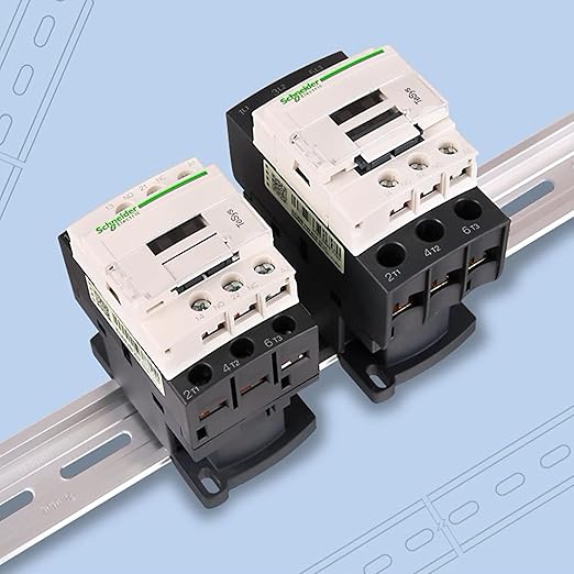 10 Pieces 12" Aluminum DIN Rails,RoHS Standard Slotted DIN Rail,with Extra Screws for Hardware Components Mounting (12inch)