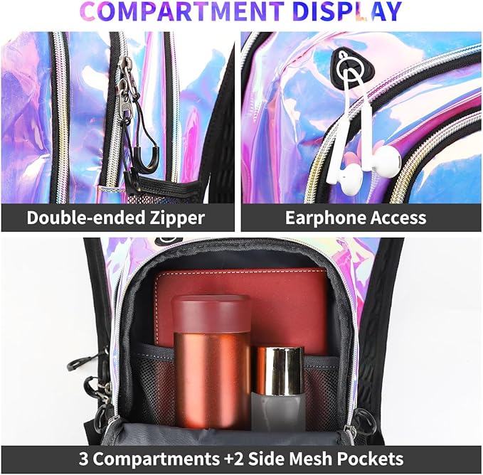 Hydration Pack, Hydration Backpack with 2L Hydration Bladder, Festival Essential Water Backpack, Lightweight Hydration Bag Hydropack Hydro for Running, Biking, Music Festival Gear, Rave
