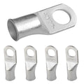 SELTERM 5pcs 2/0 AWG 1/2" Stud Tinned Copper Wire Lugs, Ring Terminals, Battery Cable Ends, 00 Gauge Ring Terminal Connectors, UL Marine Grade Electrical Terminal Connectors