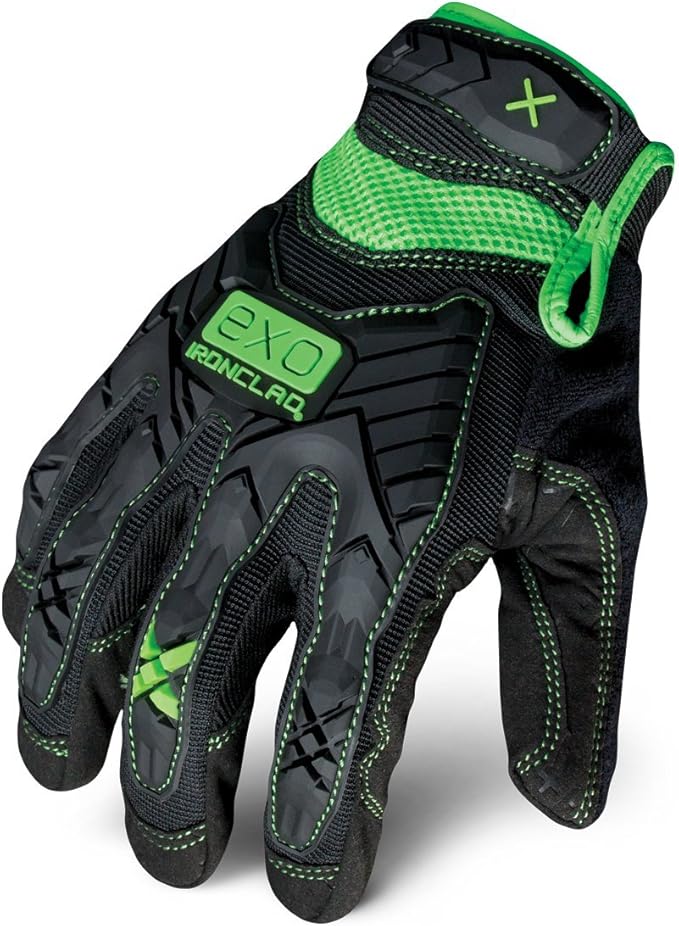 Ironclad mens Impact Work Glove, Black, 2X-Large Pack of 1 US