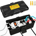 Medium Outdoor Electrical Box (10.3 x 5.9 x 3.7 in),IP54 Waterproof Extension Cord Connection Box with 6 Cable Entry Ports,Large Weatherproof Outlet Cover for Power Strip,Holiday Lights,Plug&Timer