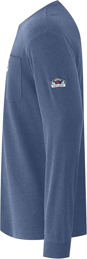 FR Shirts for Men 100% Cotton 5.5oz Lightweight NFPA2112/CAT2 Flame Resistant Shirts for Men Long Sleeve