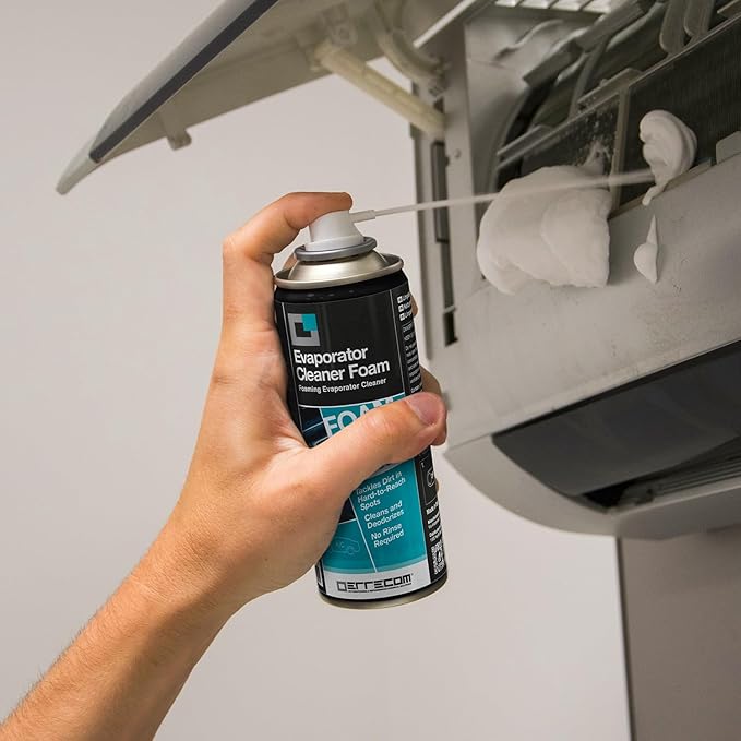 ERRECOM Evaporator Cleaner Foam, Air Conditioner Foam Cleaner, 13.6 fl oz (400 mL) Aerosol Can