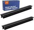 White Water - 2 Pack Snap-in PVC Boarding Ladder Treads | Non-Slip Marine Boarding Steps | Durable UV & Saltwater Resistant Boat Ladder Inserts | Secure Footing for Boats, & Docks | Easy Install