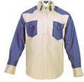 Just In Trend │Flame Resistant FR Shirt - 88/12 - Western Style - Two Tone