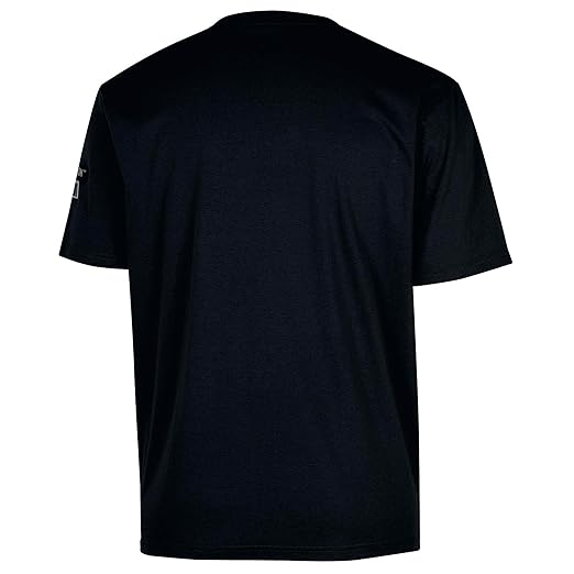 Oberon FR Arc Rated Safety Shirt For Men - Flame Resistant Cotton T-shirt - 11 Cal - Chest Pocket - Navy Blue, Gray