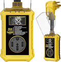 Rv Surge Protectors 50 Amp,16000 Joules Rv Circuit Analyzer with Waterproof Cover Safety Certification Led Display,Rv Voltage Protector for Camper, Travel Trailers (Yellow, 50A)