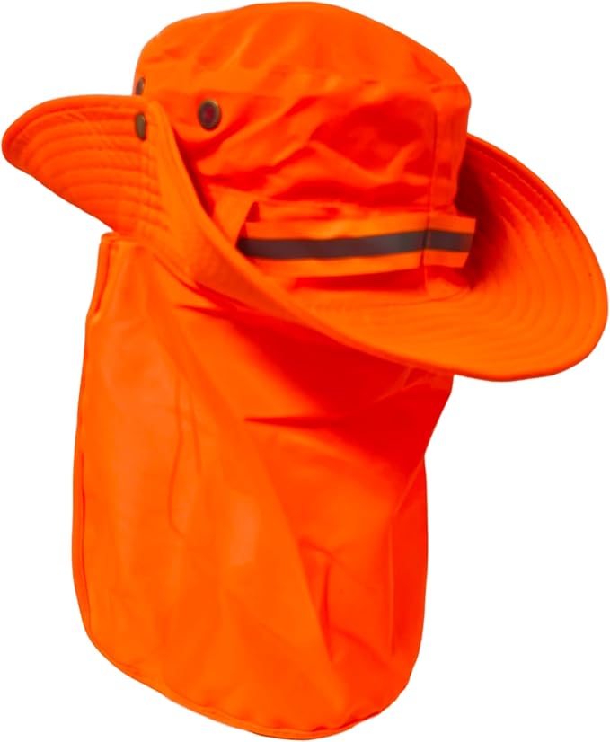 Packable and Adjustable Reflective Neon Boonie Sun Hat