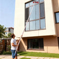 Outdoor Window Cleaning Pole Kit, Water Fed Telescopic Brush, High Reach Cleaning Tool,Solar Panel Cleaner Brush & Squeegee, for Roof Window and Trucks (8m/26.25ft Pole)
