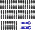 100PCS Solar Panel Connector IP67 Waterproof Connector Male/Female 50Pairs with 2 Spanners