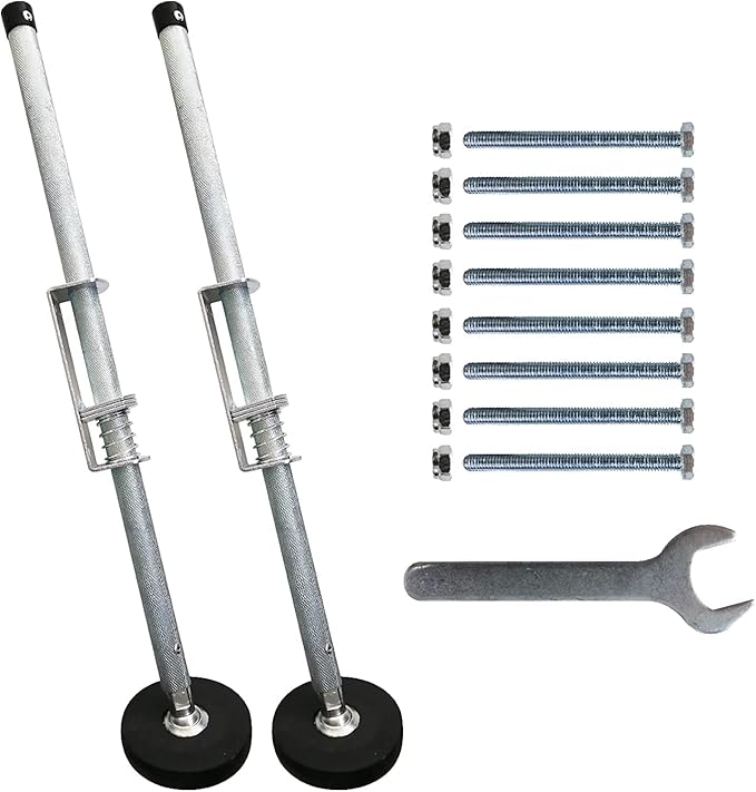 Ladder Leveler Pair,Ladder Accessories Tools Working on Stairs, Adjustable Ladder Leveler for Stable Platform and Ground Level for All Surfaces-Standard Version （20"）