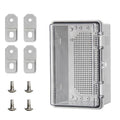 Waterproof Outdoor Electrical Box ABS Plastic Enclosure Junction Box with Mounting Plate Clear(8.2"x5.1"x4.3")
