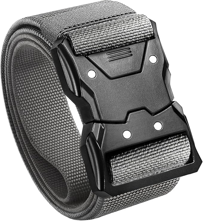 TECEUM Tactical Belt – Heavy-Duty & Quick Release – Military, Work, Rigger, Duty & Utility Belt for Men