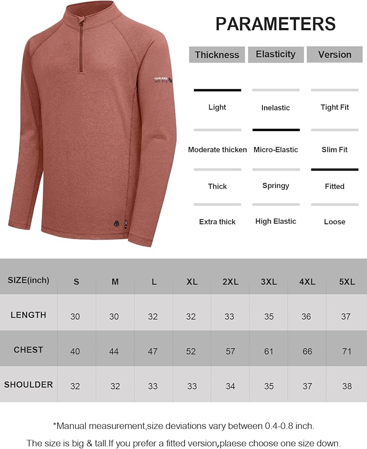 FR Shirts for Men Flame Resistant Shirt CAT2 Quarter Zip Up Pullover 1/4 Zip 5.5oz Light Weight